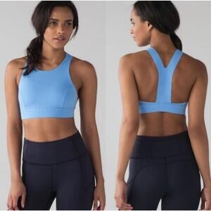 Lululemon Fast Free Bra Size 4 In Light Blue Padded EUC